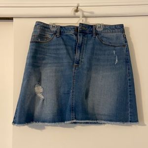 Universal Threads denim mini skirt